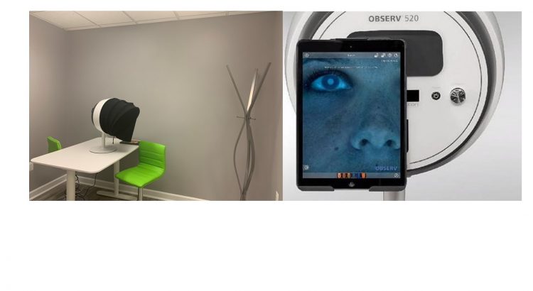 Skin Analysis device used during AnewSkin Program