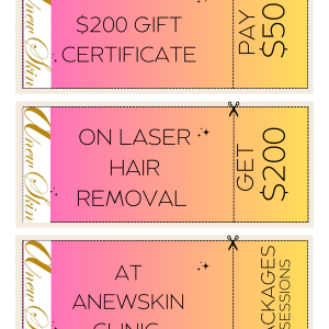 $200 Laser Hair Removal Package Deal
