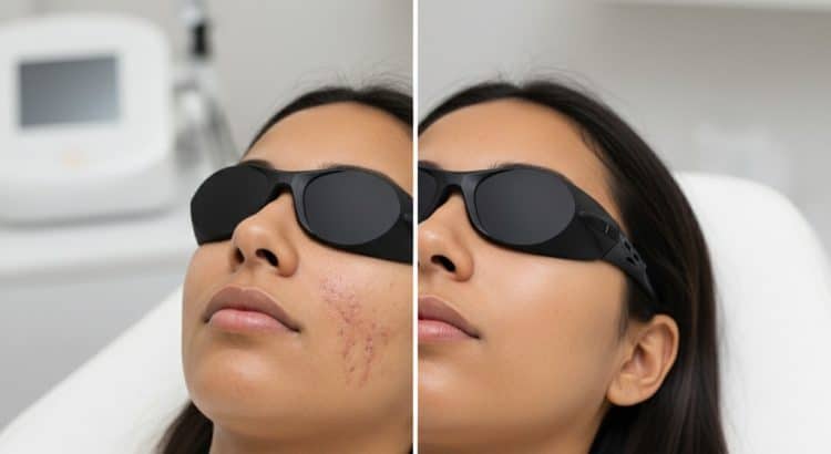 Microneedling treatment for acne scars at AnewSkin Washington DC medical spa