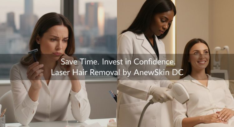 Laser hair removal vs waxing shaving cost time analysis anewskin dc